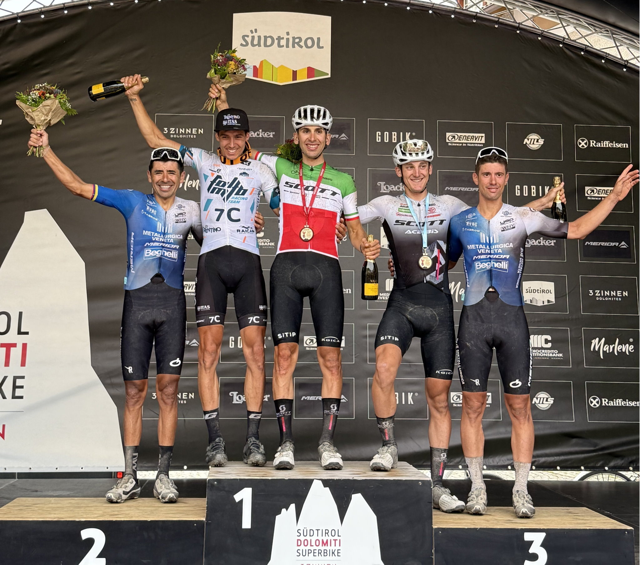 Podio Südtirol Dolomiti Superbike